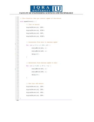 FACULTY OF ENGINEERING SCIENCES AND TECHNOLOGY
 