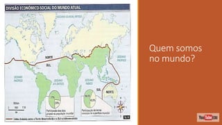 Quem somos
no mundo?
 