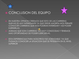 DURACION: 9 SEMESTRES