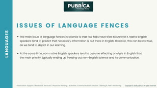 Are languages still a major barrier to global science: Scientific paper ...