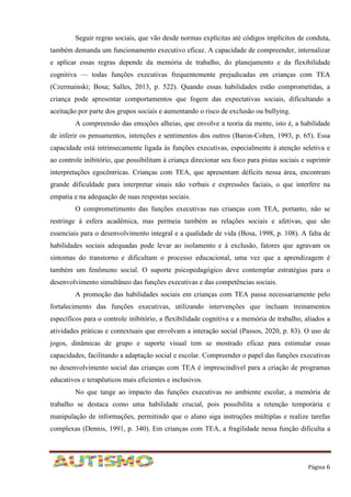 A relação entre funções executivas e desempenho acadêmico em crianças ...