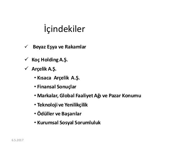 Http Www Arcelikas Com Userfiles File 2015 Yili Arcelik Faaliyet Raporu Pdf