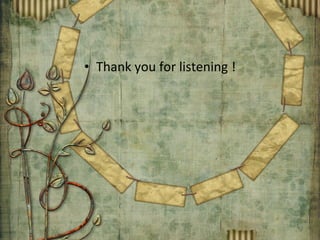 Thank you for listening ! 