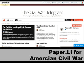 Paper.Li for
Amercian Civil War
 