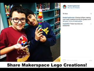 Share Makerspace Lego Creations!
 