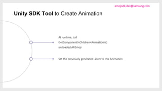 Introduction to Samsung AR Emoji SDK | PPTX