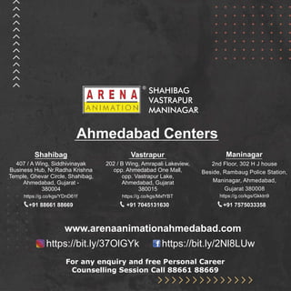Best Animation & VFX Institute in Ahmedabad | Top Training & Courses | PDF