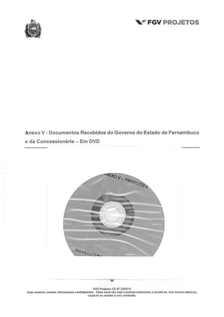 Relatório da FGV sobre a Arena Pernambuco