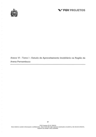 Relatório da FGV sobre a Arena Pernambuco
