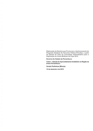 Relatório da FGV sobre a Arena Pernambuco