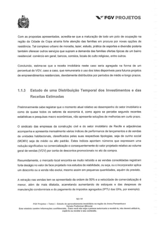Relatório da FGV sobre a Arena Pernambuco
