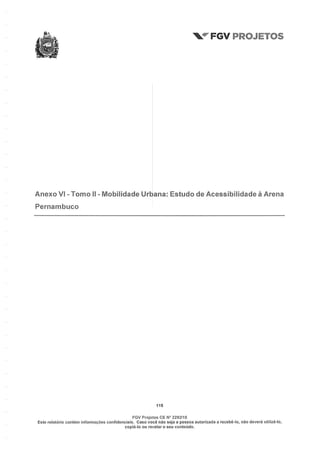 Relatório da FGV sobre a Arena Pernambuco
