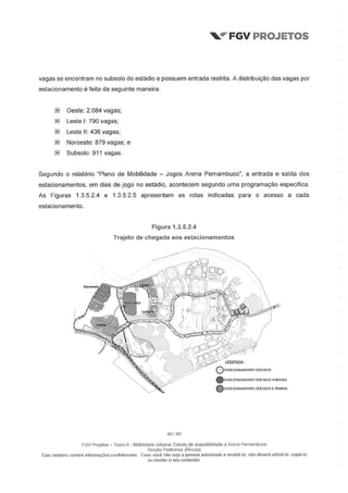Relatório da FGV sobre a Arena Pernambuco