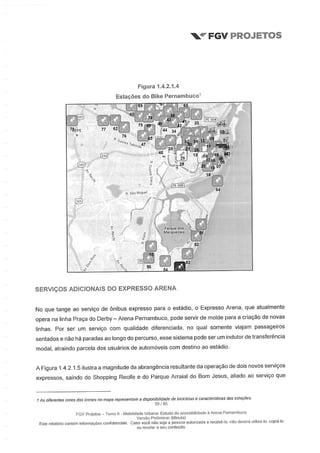 Relatório da FGV sobre a Arena Pernambuco
