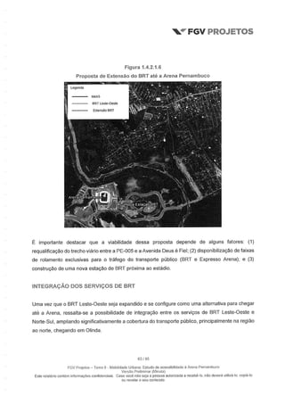 Relatório da FGV sobre a Arena Pernambuco