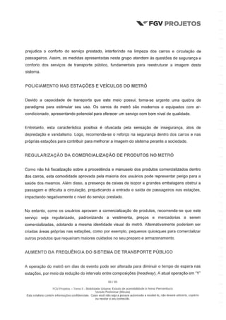 Relatório da FGV sobre a Arena Pernambuco