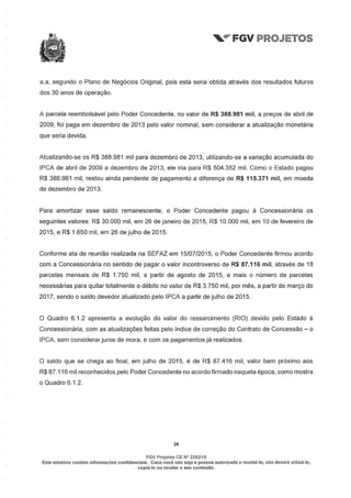 Relatório da FGV sobre a Arena Pernambuco