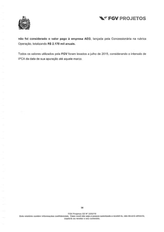 Relatório da FGV sobre a Arena Pernambuco