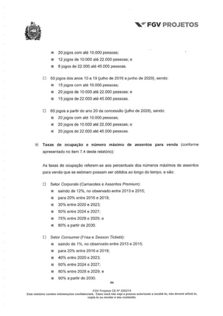 Relatório da FGV sobre a Arena Pernambuco