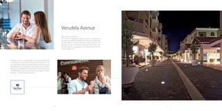 60 61
Verudela Avenue
Relax, enjoy and have fun!
The new fun & shopping street connects the receptions
of the newly renovated Park Plaza Histria Hotel and Park
Plaza Verudela Resort. It contains numerous shops,
boutiques, art galleries, souvenir shops, bars, restaurants
and a wine shop. Verudela Avenue also features a rich
entertainment and ani-mation programme.
 