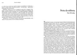 Arendt, hannah. a vida do espírito