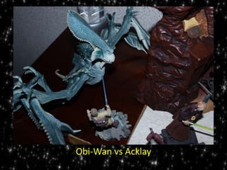 Obi-Wan vs Acklay
 