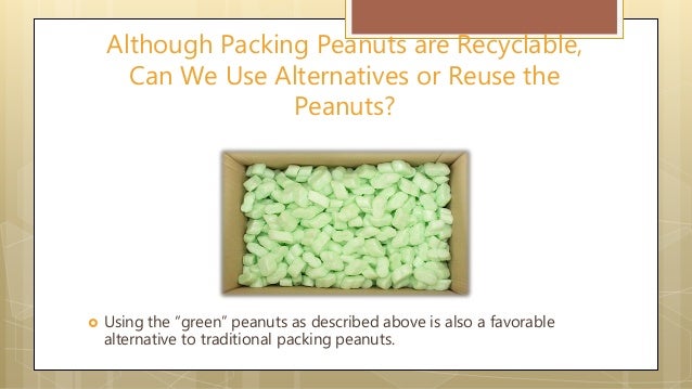 are packing peanuts recyclable