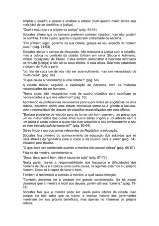 A república de platão   resumo