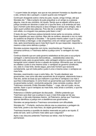 A república de platão   resumo