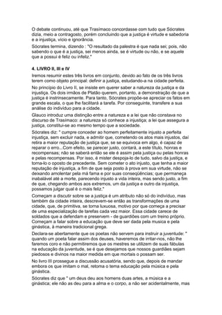 A república de platão   resumo