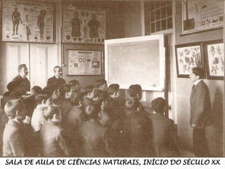 SALA DE AULA DE CIÊNCIAS NATURAIS, INÍCIO DO SÉCULO XX