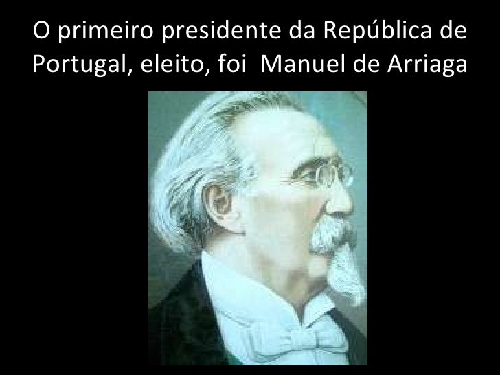 Primeiro Presidente Da Republica De Portugal