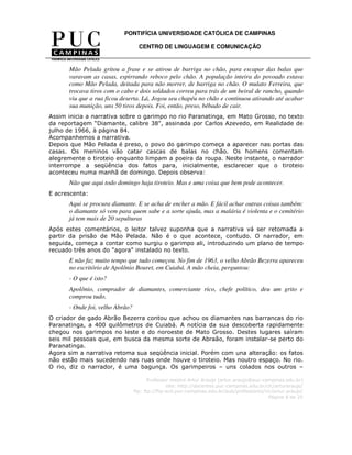 A reportagem narrativa