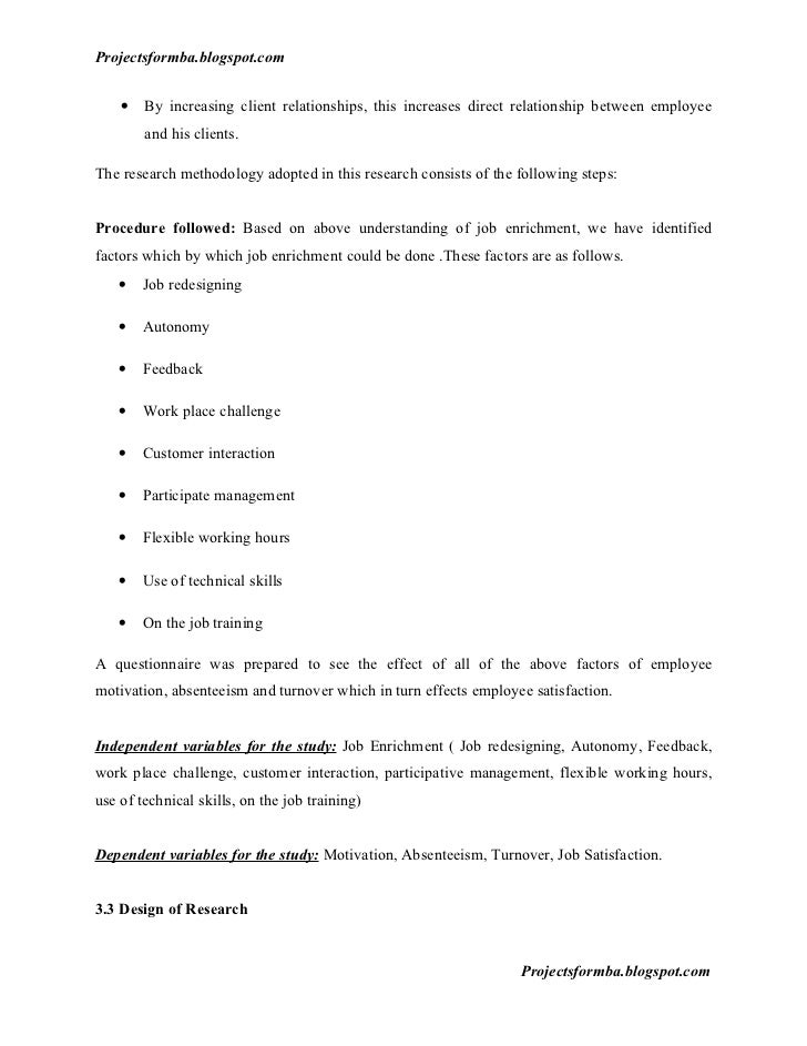 essay on job satisfaction