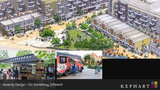 Amenity Design – Do Something Different!
 