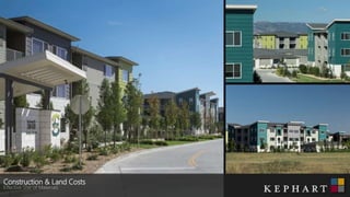 Construction & Land Costs
Effective Use of Materials
 