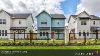 Changes To How We’re Living
Low Density Rental
 