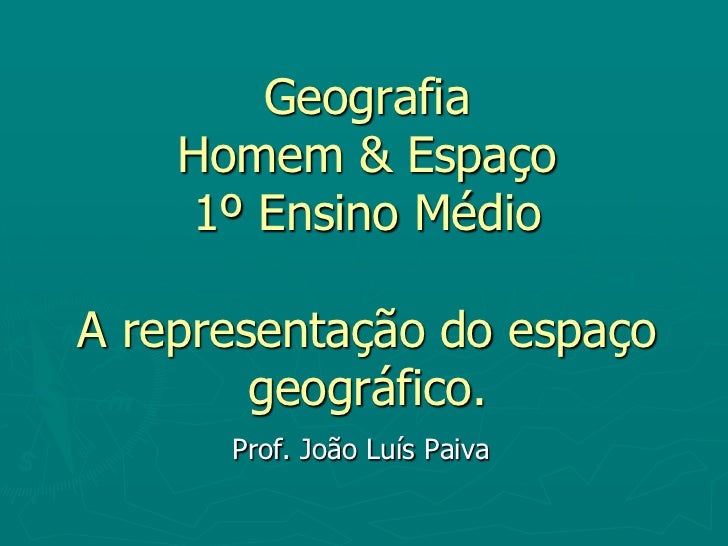 O Que Você Entende Por Espaço Geográfico