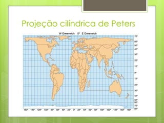 Projeção cilíndrica de Peters
 
