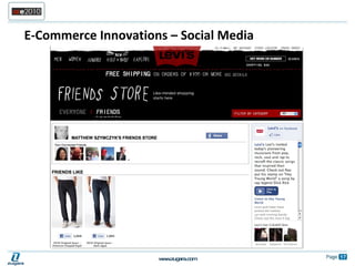 E-Commerce Innovations – Social Media 