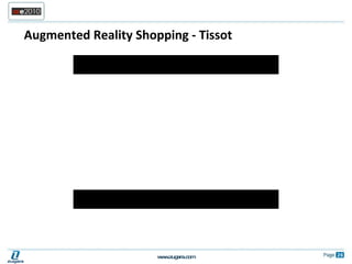 Augmented Reality Shopping - Tissot 