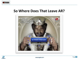 So Where Does That Leave AR? 