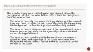 Support hypotheses or research questions