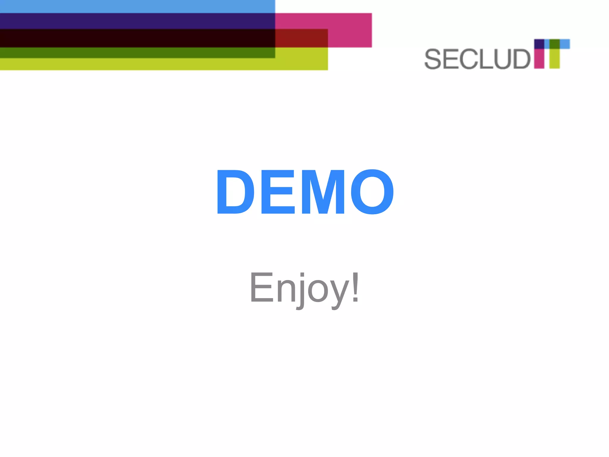 DEMO
Enjoy!
 