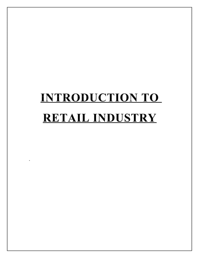 A research project report on comparative study of vishal megamart and