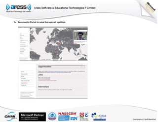 b. Community Portal to raise the voice of coalition
 
