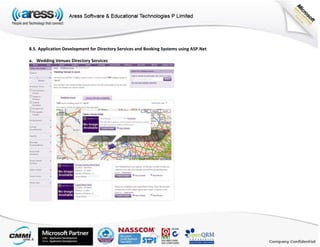 8.5. Application Development for Directory Services and Booking Systems using ASP.Net
a. Wedding Venues Directory Services
 