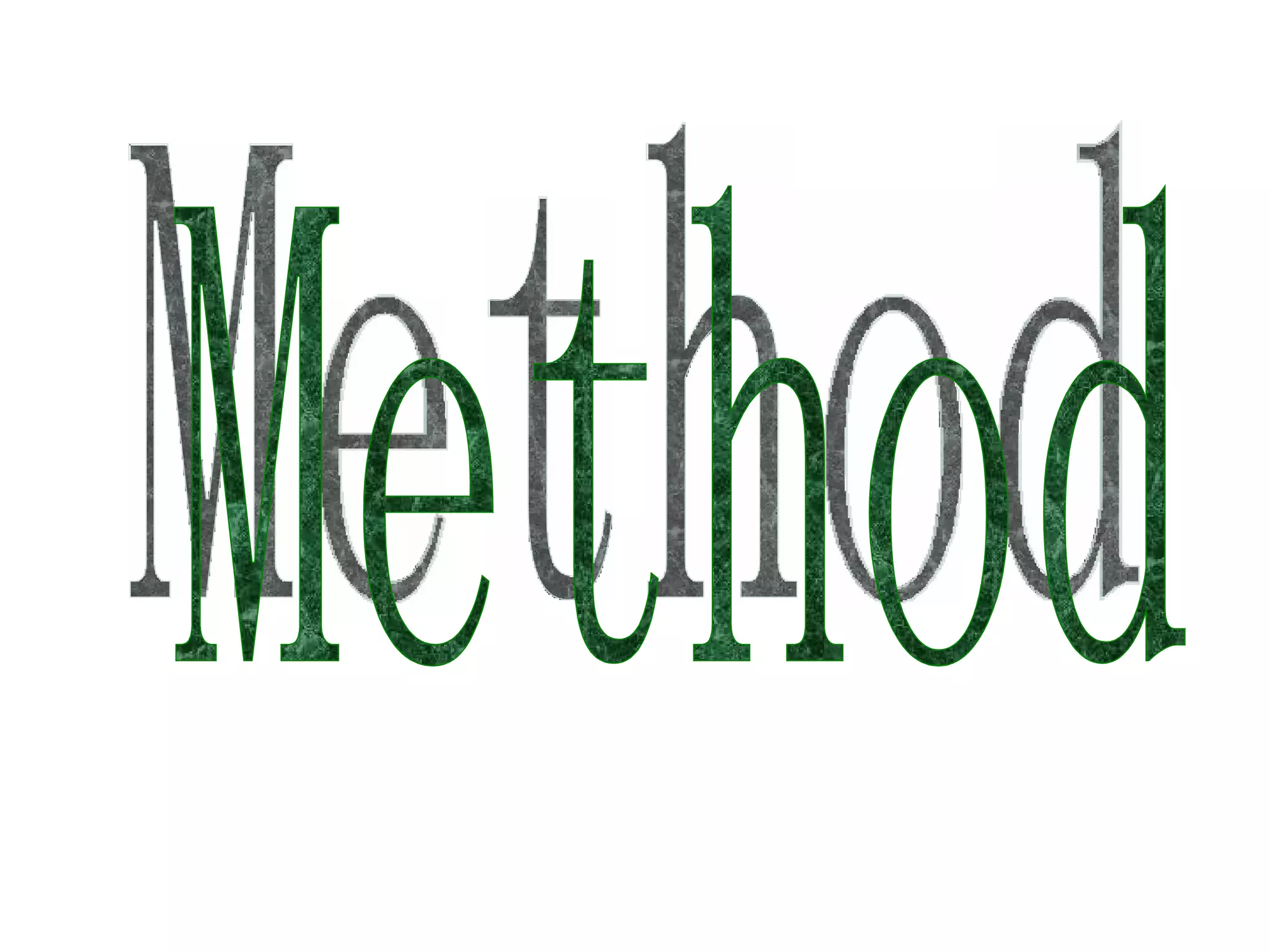 Method  