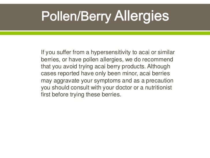 Are There Any Side Effects On Taking Acai Berry?