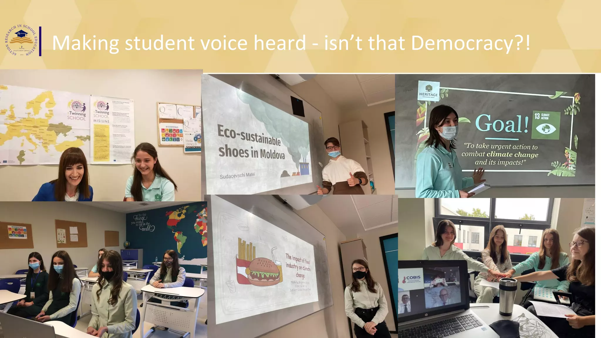 Making student voice heard - isn’t that Democracy?!
Action Research in School Education 106
 